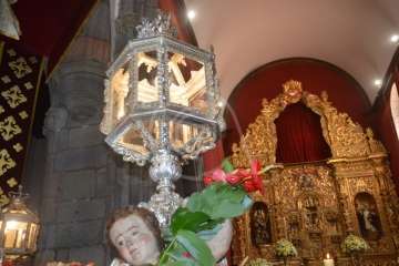Oficios religiosos del mediodía y procesión del Santo Cristo de Telde (Foto TA)